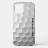 Golf Ball Dimples patroon met gepersonaliseerde te Case-Mate iPhone Case (Achterkant)