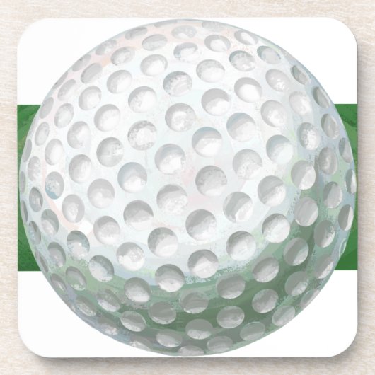 Golf Ball Drankjes Onderzetter (Voorkant)