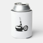 Golf Ball en Club Blikjeskoeler (Blikje Achterkant)