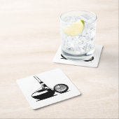 Golf Ball en Club Kartonnen Onderzetters (Insitu)