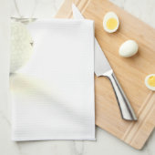 Golf Ball en Club Kitchen Towel Theedoek (Quarter Fold)