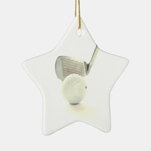 Golf Ball en Club Ornament (Rechts)