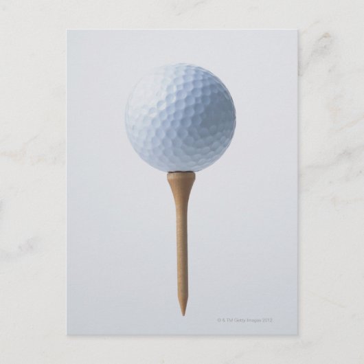 Golf Ball en T-shirt Briefkaart (Voorkant)