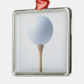 Golf Ball en T-shirt Metalen Ornament (Links)