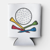 Golf Ball en T - shirts Blikjeskoeler (Voorkant)