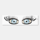 Golf Ball Eyes Bumpersticker (Voorkant)