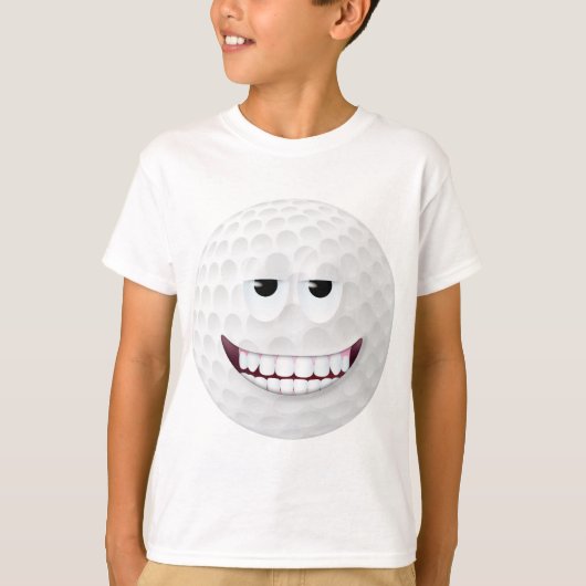 Golf Ball Face 2 T-shirt (Voorkant)