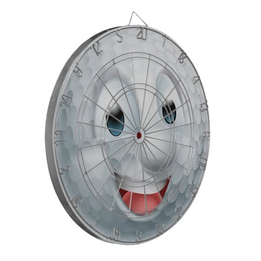 “Golf Ball Face” Dart Board Dartbord (Voorkant Links)