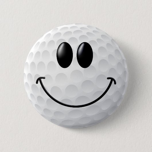 Golf Ball Face Ronde Button 5,7 Cm (Voorkant)