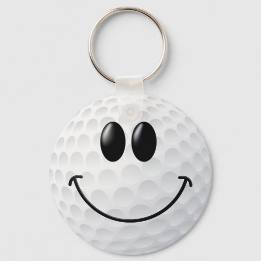 Golf Ball Face Sleutelhanger (Voorkant)