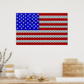 Golf Ball Flag Poster (Keuken)