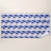 Golf Ball Fun Golfer Golfing Art Pattern Strandlaken (Voorkant)