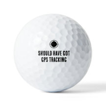 Golf Ball GPS Bal Tracking Golfer Gift Grappig