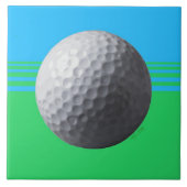 Golf Ball grote tegel Tegeltje (Voorkant)