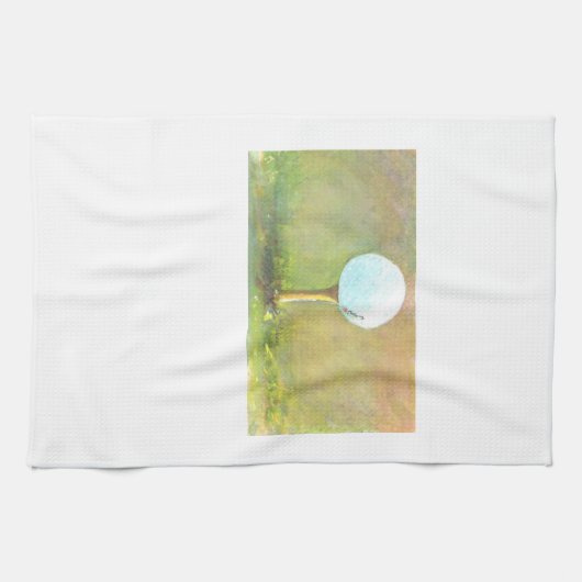 Golf Ball-handdoek Theedoek (Horizontaal)