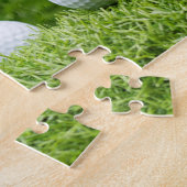 Golf ball Happy Vaderdag voor Golfvader op groen Legpuzzel (Zijkant)