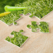 Golf ball Happy Vaderdag voor Golfvader op groen Legpuzzel (Zijkant)