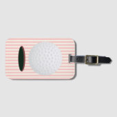 Golf Ball & Hole Bagagelabel (Voorkant (horizontaal))