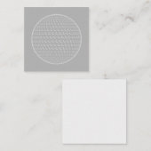 Golf Ball Illustratie CUSTOM COLOR Golfing Art Notitiekaartje (Voorkant / Achterkant)