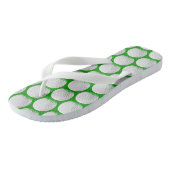 Golf Ball in Grass Pattern Teenslippers (Schuin)