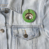 Golf Ball in Hole Ronde Button 5,7 Cm (In situ)
