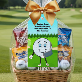 Golf Ball in Sling Funny Shoulder Surgery Get Well Cadeaulabel