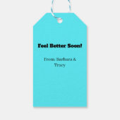 Golf Ball in Sling Funny Shoulder Surgery Get Well Cadeaulabel (Achterkant)