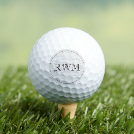 Golf Ball INITIALEN Golfer Golfing Classic Modern Golfballen