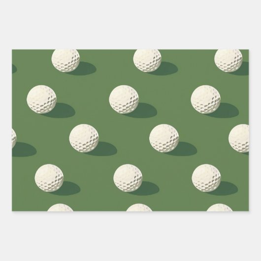 Golf Ball Inpakpapier Vel (Voorkant)