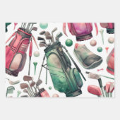 Golf Ball Inpakpapier Vel (Voorkant 2)