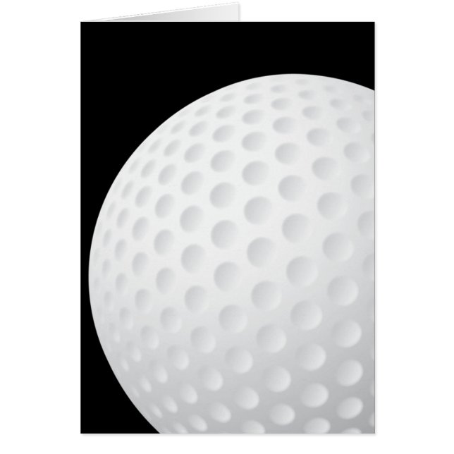 Golf Ball-kaart (Voorkant)