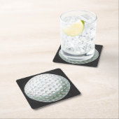 Golf Ball Kartonnen Onderzetters (Insitu)