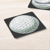 Golf Ball Kartonnen Onderzetters (Schuin)