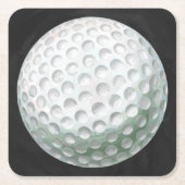 Golf Ball Kartonnen Onderzetters (Voorkant)