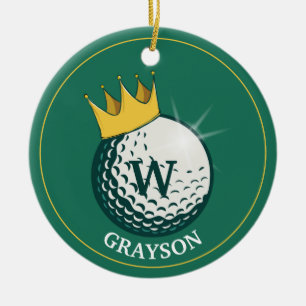 Golf Ball Keramisch Ornament