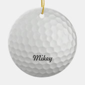 Golf Ball  Keramisch Ornament (Voorkant)
