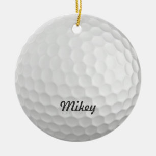 Golf Ball Keramisch Ornament