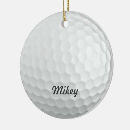 Golf Ball Keramisch Ornament (Links)