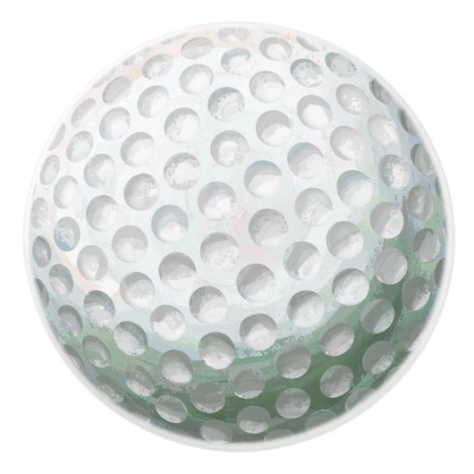 Golf Ball Keramische Knop (Voorkant)