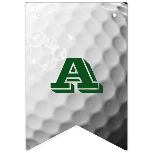 Golf Ball Kijk naar aangepaste banner (Tweede vlag)