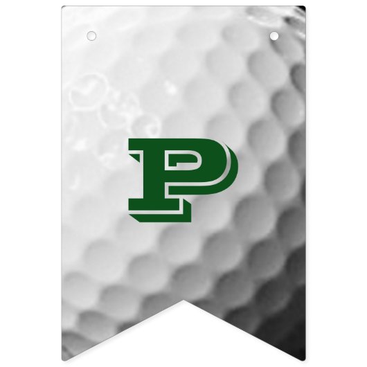 Golf Ball Kijk naar aangepaste banner (Derde vlag)
