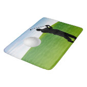Golf Ball komt naar je toe Badmat (Gekanteld)