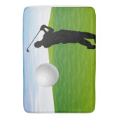 Golf Ball komt naar je toe Badmat (Voorkant Verticaal)