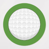 Golf Ball Labels (Design 1)