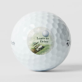 Golf Ball | Learn to Drive Funny Golf Cart Design Golfballen