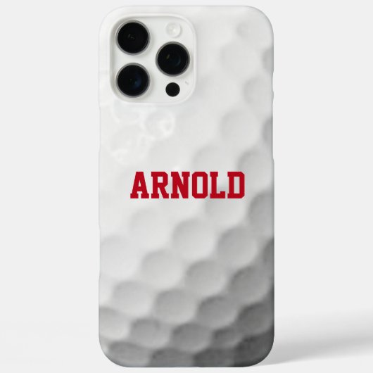 Golf Ball look - Aangepast Hoesje (Achterkant)