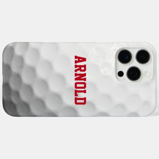 Golf Ball look - Aangepast Hoesje (Achterkant (horizontaal))