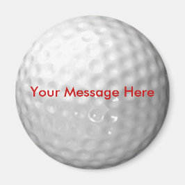 Golf Ball Magnet - voeg je bericht toe