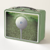 Golf Ball Monogram Aftermiddags T-shirt Golfing (Voorkant)