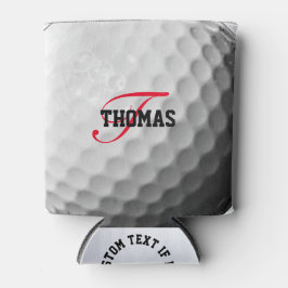 Golf Ball Monogram Gepersonaliseerd Blikjeskoeler